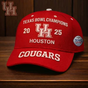 Houston Cougars 2025 Texas Bowl Champions Hat