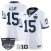 Penn State Nittany Lions Custom Football Jersey Pinstripe Bowl Edition