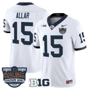 Penn State Nittany Lions Custom Football Jersey Pinstripe Bowl Edition