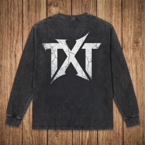 Tomorrow X Together Act Tomorrow Tour Shirt - Vintage Washed Long Sleeve with US Tour 2025 Dates