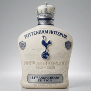 Tottenham Hotspur 144th Anniversary Bottle - Limited Edition Ceramic Decanter