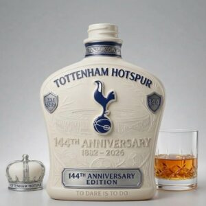 Tottenham Hotspur 144th Anniversary Bottle - Limited Edition Ceramic Decanter