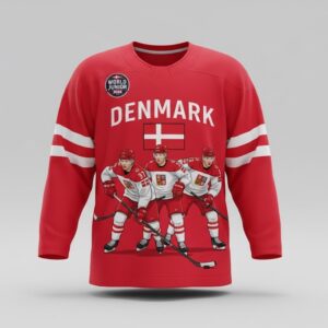 World Junior Hockey Championship 2026 – Team Denmark Jersey