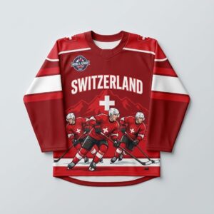 World Junior Hockey Championship 2026 Team Switzerland Jersey