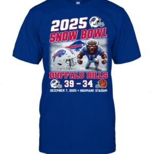 Buffalo Bills 2025 Snow Bowl T-Shirt