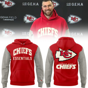 Kansas City Chiefs Essentials Hoodie - Two-Tone Pullover Football Fan Gear