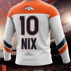 Denver Broncos Bo Nix Long Sleeve Shirt