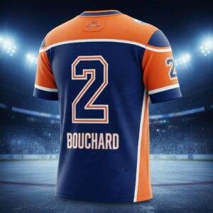 Edmonton Oilers Evan Bouchard Custom Jersey