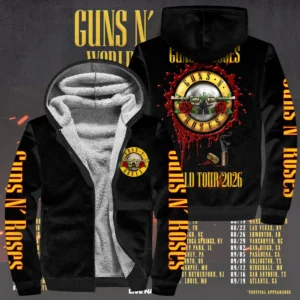 Guns N' Roses World Tour 2026 Fleece Hoodie