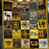 Iowa Hawkeyes Quilt Blanket - Patchwork College Football Fan Gift
