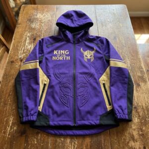 Minnesota Vikings King Of The North 3D WATERPROOF JACKET