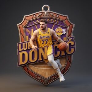 Luka Doncic Los Angeles Lakers Ornament - NBA Basketball Christmas Tree Decoration