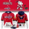 Washington Capitals Peanuts Hoodie - Snoopy Hockey 3D Apparel