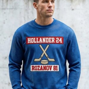 Hollander 24 Rozanov 81 Hockey Long Sleeve Shirt