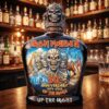 Iron Maiden 50th Anniversary 1975-2025 Up The Irons Liquor Bottle
