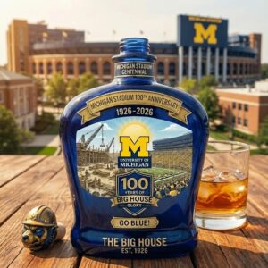 Michigan Wolverines Michigan Stadium 100th Anniversary The Big House Decanter