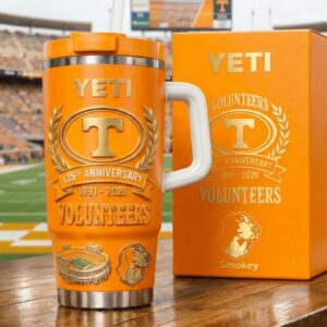 Tennessee Volunteers 135th Anniversary 1891-2026 YETI Mug
