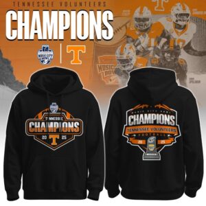 Tennessee Volunteers Music City Bowl Champions 2025 Hoodie