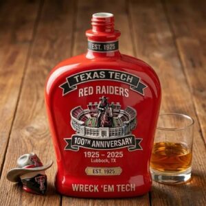 Texas Tech Red Raiders 100th Anniversary 1925-2025 Decanter