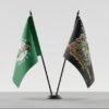 BOSTON CELTICS DESK MINI FLAG SET (2 FLAGS) 1