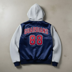 Cleveland Guardians Bomber Hoodie Jacket - The Land Baseball Gift