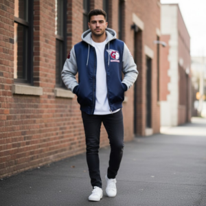 Cleveland Guardians Bomber Hoodie Jacket - The Land Baseball Gift