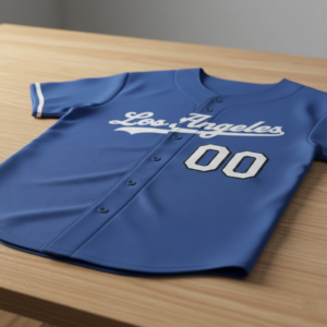 Customized Los Angeles Baseball Jersey Blue - Personalized Dodger Blue Gift