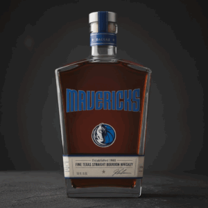 Dallas Mavericks NBA Custom Whiskey Bottle Decanter - MFFL Texas Bourbon Gift