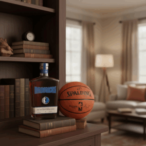 Dallas Mavericks NBA Custom Whiskey Bottle Decanter - MFFL Texas Bourbon Gift