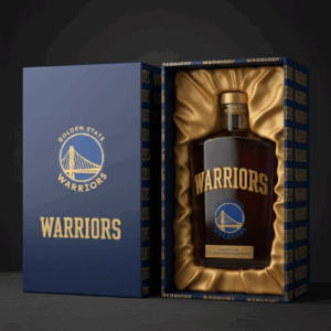 Golden State Warriors NBA Custom Whiskey Bottle Decanter - Dub Nation Curry Gift