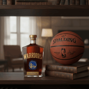 Golden State Warriors NBA Custom Whiskey Bottle Decanter - Dub Nation Curry Gift