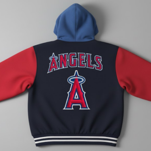 Los Angeles Angels Bomber Hoodie Jacket - Halos Fan Gear Gift