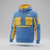 Los Angeles Chargers 3D multiple pockets half zipper hoodie 2026 1