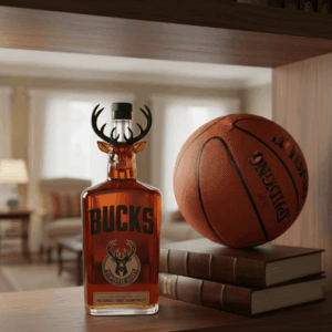 Milwaukee Bucks NBA Custom Whiskey Bottle Decanter - Fear The Deer Greek Freak Gift
