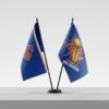 NEW YORK KNICKS DESK MINI FLAG SET (2 FLAGS)