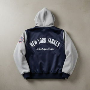 New York Yankees Bomber Hoodie Jacket - The Bronx Bombers Outerwear