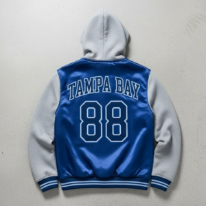 Tampa Bay Rays Bomber Hoodie Jacket - MLB Team Spirit Outerwear