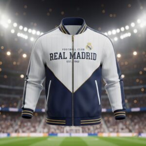real madrid VARSITY TRACK JACKET 1