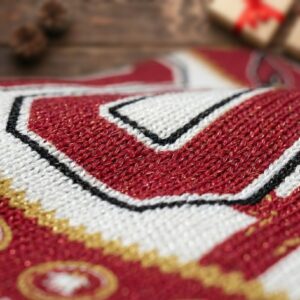 Personalized Arizona Cardinals Ugly Christmas Sweater - Custom Text Rebuilding Again Gift