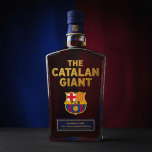 FC Barcelona Whiskey Bottle - The Catalan Giant Edition