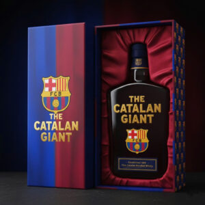 FC Barcelona Whiskey Bottle - The Catalan Giant Edition
