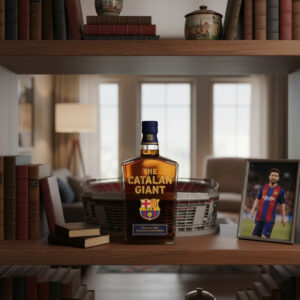 FC Barcelona Whiskey Bottle - The Catalan Giant Edition