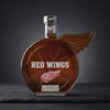 Detroit Red Wings Whiskey Bottle - 3D Winged Wheel Decanter
