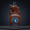 Minnesota Timberwolves Whiskey Bottle - 3D Wolf Head Decanter