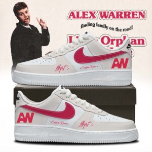 Alex Warren Lil Orphan finding family on the road Custom AF1 Shoes