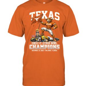 Texas Longhorns Cheez-It Citrus Bowl Champions 2025 T-Shirt
