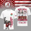 Alabama Crimson Tide NCAA Rose Bowl Champions 3D Shirt