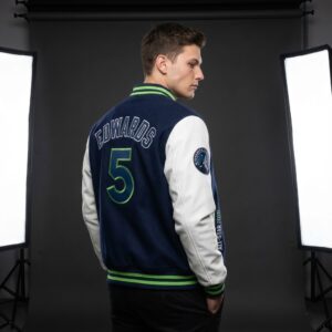 Anthony Edwards NBA All Stars 2026 Varsity Jacket