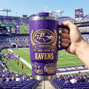 Baltimore Ravens 30th Anniversary Edition Tumbler