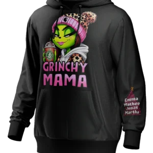Custom Grinchy Mama Hoodie 2026